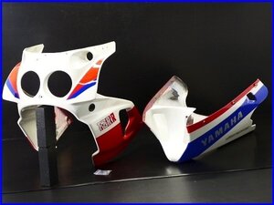 ★ 《W7》希少♪1989年 FZR750R(OW-01) 純正アッパーカウル＆ボトムカウルset♪スクリーンボルト付♪