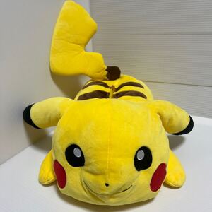 ポケットモンスター ピカチュウ ぬいぐるみティシュカバー 寝そべり タグ付き 未使用 