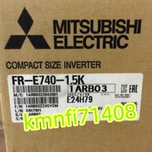 【新品★Ｔ番号適格請求書/領収書】三菱電機 FR-E740-1.5K FREQROL-Dシリーズ インバータ ★６ヶ月保証