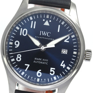 IWC SCHAFFHAUSEN IW327010 パイロットウォッチ マークXVIII デイト 自動巻き メンズ 良品 _826193