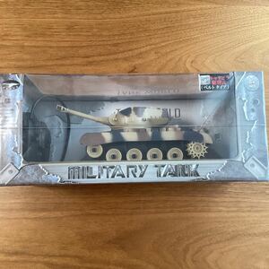 【新品未開封】☆ミリタリータンク☆ MILITARY TANK キャタピラ駆動式（ベルトタイプ）戦車　ラジコン