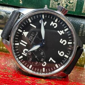 【IWC スケルトン ミリタリー】懐中時計ムーブメント 1910年★OH済 動作良好★アンティーク 腕時計 手巻き★ロレックス オメガ好きに★1049