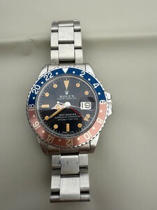 1円スタート~ROLEX GMT-MASTER ロレックス マスター ref.1675 アンティークメンズ時計