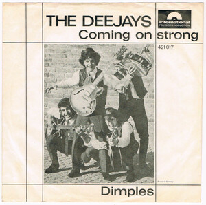 ●THE DEEJAYS / COMING ON STRONG / DIMPLES [GERMANY 45 ORIGINAL 7inch シングル MOD R&B 試聴]