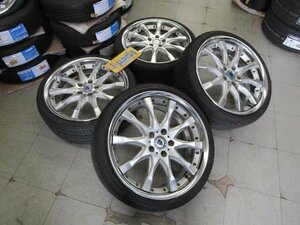 WORK シュバート SW2 SL 19インチ 4本 8J 5穴 114.3 +45 225/35R19 Oディスク 野田