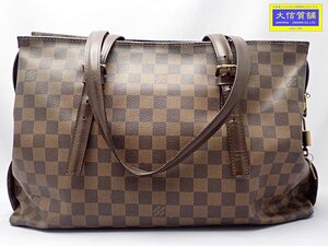 LOUIS VUITTON ルイ・ヴィトン ダミエ ショルダーバッグ チェルシー N51119 TH3007 替えベルト付き 中古B 【送料無料】 A-8390