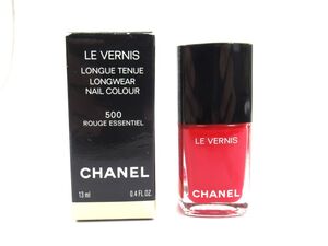 AH 19-4 未使用 CHANEL シャネル ヴェルニ ロングトニュ 500 ルージュ エサンシェル ネイル エナメル 13ml