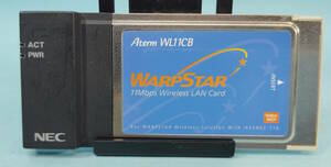 NEC　Aterm WL11CB　WARPSTAR　11Mbps Wireless LAN Card