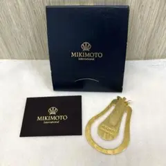 【美品】MIKIMOTO ミキモト　ブックマーカー　梨型　しおり