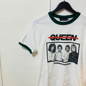 【人気】GOOD ROCK SPEED グッドロックスピード　QUEEN クイーン　半袖丸首カットソー　バンドT アメリカ フリーサイズ ユニセックス 白系 