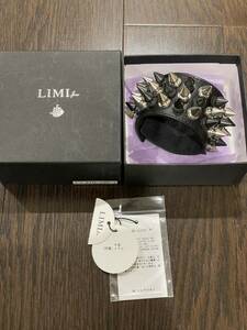 新品未使用 LIMI feu 本革レザーアンクルブレスレット　ワイズリムフゥ　ヨウジヤマモト　ワイズ　２段の調節可能 箱付