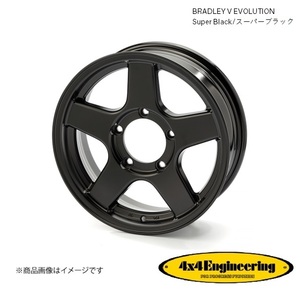 ブラッドレーVエボリューション 16インチ 5穴 5H 139.7 5.5J +0 ジムニ― シエラ ホイール 4本 スーパーブラック BRADLEY V EVOLUTION