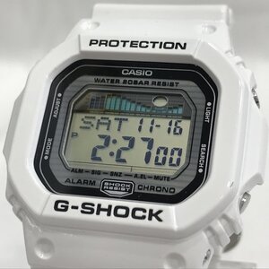 美品 ＣＡＳＩＯ カシオ Ｇ－ＳＨＯＣＫ Ｇ－ＬＩＤＥ Ｇライド クォーツ ホワイト 白 デジタル ＧＬＸ－５６００ 時計/248