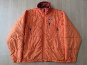 2003年 パタゴニア パフ ジャケット S ホットラバ フード欠品 PATAGONIA Mens Puff Jacket fw2003 hot lava 中綿 ブルゾン ダウン キャンプ