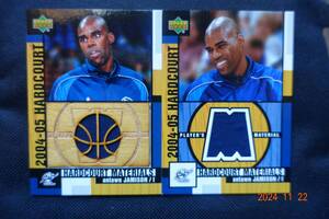 Antawn Jamison 2004-05 Upper Deck Hardcourt Materials & Materials Combo ※2枚セット