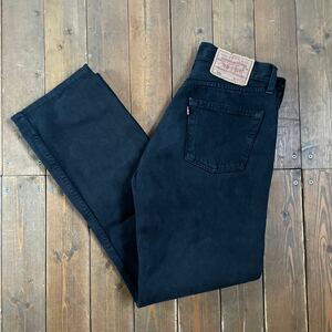 2547 Levis リーバイス ブラック デニム W30 UK製 古着 