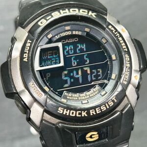 CASIO カシオ G-SHOCK ジーショック G-SPIKE ジースパイク G-7710-1 腕時計 クオーツ アナデジ 多機能 ブラック メンズ 新品電池交換済み