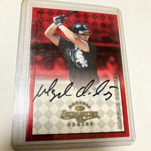 1998 MAGGLIO ORDONEZ DONRUSS SIGNATURE auto マジリオ　オルドネス　直筆　サイン