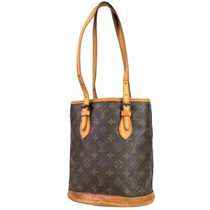 【1円～】 ルイヴィトン LOUIS VUITTON バッグ トートバッグ ショルダーバッグ バケットPM M42238 883V.I モノグラム レザー 中古