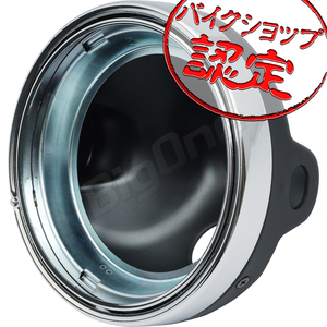 BigOne リプロパーツ 650RS Z650FOUR Z650B Z650C Z650D Z650E Z650F Z650H ヘッド ライト ランプ ケース スチール製 マット ブラック