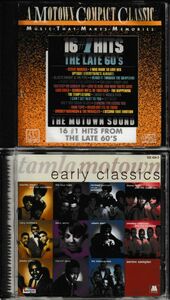 CD2枚まとめて◆Motown 16HITS+EARLY CLASSICS ヒット曲集★送料185円！Marvin Gaye:Stevie Wonder:The Temptations:Diana Ross