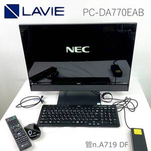 【中古】 NEC　初期化済　LAVIE　PC-DA770EAB　Core i7-6500U メモリ8G 一体型パソコン TVチューナマウス リモコン USB Type-A付