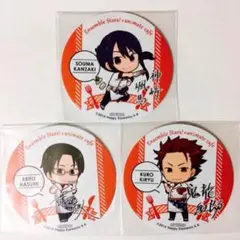 新品★あんスタ★アニカフェ★紅月★サイン入りコースター★3点セット