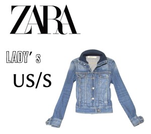 送料込み　レディース海外S◇ZARA◇デニムジャケット