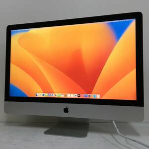 ☆【27インチ】Apple iMac (Retina 5K, 27-inch, 2017) A1419『Core i5(7500)3.4GHz/RAM:32GB/HDD:2TB,SSD:128GB』Ventura 動作品