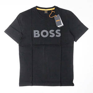 新品正規品 HUGO BOSS ヒューゴ ボス 50481923 メンズ 半袖 コントラストロゴ Tシャツ 大谷翔平 ブラック 2XL