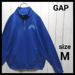 【GAP】Back Logo Halfzip Sweatshirt　D2275