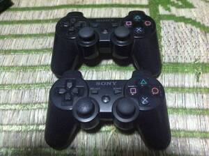 ソニー PS3 DUALSHOCK3 ワイヤレスコントローラー CECHZC2J 2個 ジャンク品