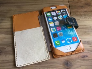 ★Sale★ 　　ハンドメイド iPhone6plus・アイフォン6プラスケース革カバー 携帯ケース　携帯カバー 