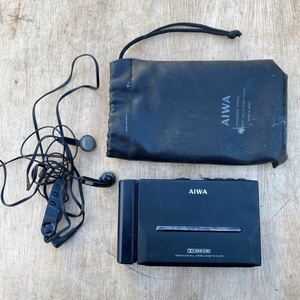 AIWA HS-PL55 ポータブルカセットプレーヤー ジャンク品