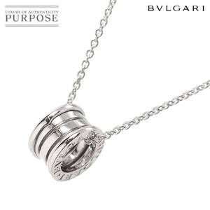 ブルガリ BVLGARI ビーゼロワン ネックレス 41cm K18 WG ホワイトゴールド 750 B-ZERO1 Necklace 90254890