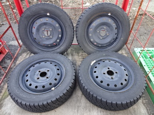 宮城大崎発★【格安!!】GOODYEAR ICENAVIG 155/65R13 13×4.00B 100 状態良好♪4本セット 冬タイヤ★軽自動車全般 引取/発送OK♪ Fス14