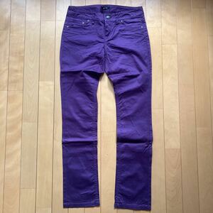 DRESKIP パンツ　パープル　紫　サイズ38