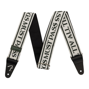 フェンダー Fender George Harrison All Things Must Pass Logo Strap White/Black 2 ギターストラップ