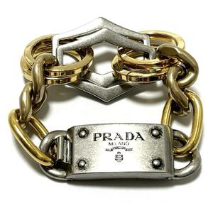 【希少】プラダ　PRADA　レディース　メンズ　ブレスレット　ヴィンテージ