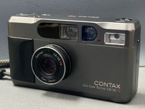 ◆コンパクトフィルムカメラ◆コンタックス CONTAX★T2 Carl Zeiss Sonnar 2.8/38 T＊【120243】★美品 通電OK★商品詳細を必読下さい◆