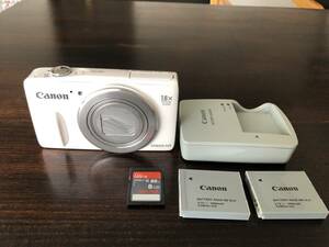 *ヤフオク* Canon キャノン Powershot SX600 HS Wi-Fi コンパクトデジタルカメラ 付属品あり