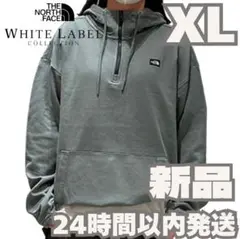 THE NORTH FACE　グリーン パーカー ハーフジップ XL　フーディー