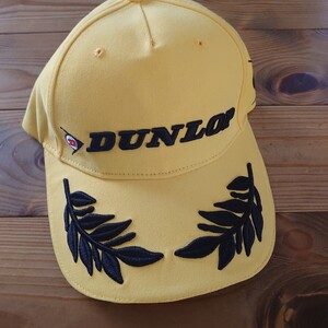 ★①新品未使用 保管品 DUNLOP winners cap ダンロップ　ウィナーズキャップ 黄色 イエロー フリーサイズ 額にダンロップのマーク★