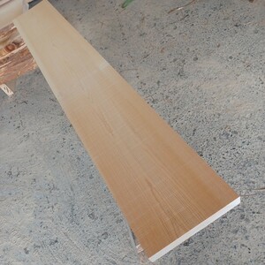 B-1646【167×24.2×3.5cm】国産ひのき　板　カウンター　テーブル　棚板　看板　一枚板　無垢材　桧　檜　DIY