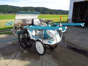 （新潟）クボタ 田植え機 SPU450P ニューウエルスターポップ 4条植 9.7馬力 施肥機 散布機（79-2408-48）