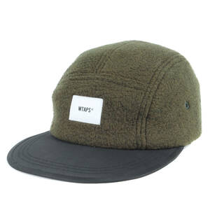 WTAPS ダブルタップス キャップ 21AW フリース 5パネル ジェットキャップ T-5 03 / CAP オリーブドラブ 帽子 ミリタリー ストリート