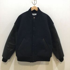 COOTIE クーティー 2022A/W Wool Melton Stadium Jacket ウール メルトン スタジアム ジャケット ブラック サイズS 589108