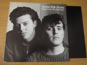 □ TEARS FOR FEARS SONGS FOR BIG CHAIR 日本盤 美盤に近い