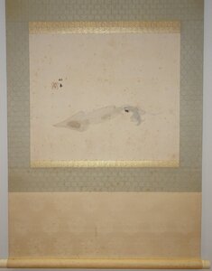 rarebookkyoto　204　竹内栖鳳・文化勲章　　 墨魚・紙本水墨・　共箱付き　1930年頃作　京都古物