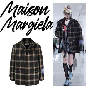 【定価66万】Margiela × Pendleton チェック コート 42